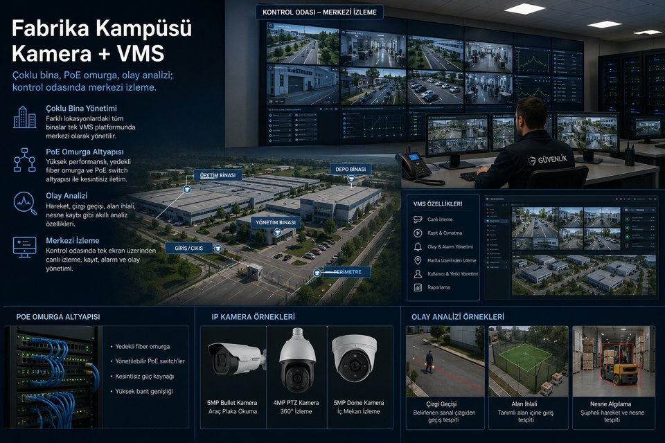Kurumsal kampüs ve tesis altyapısı