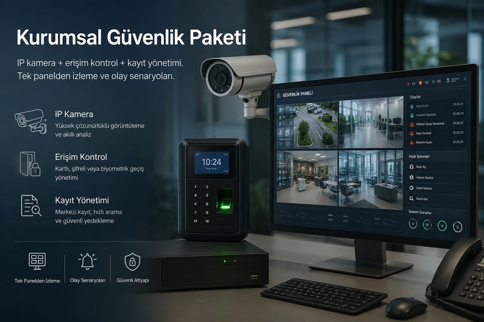 Kurumsal güvenlik ve izleme altyapısı