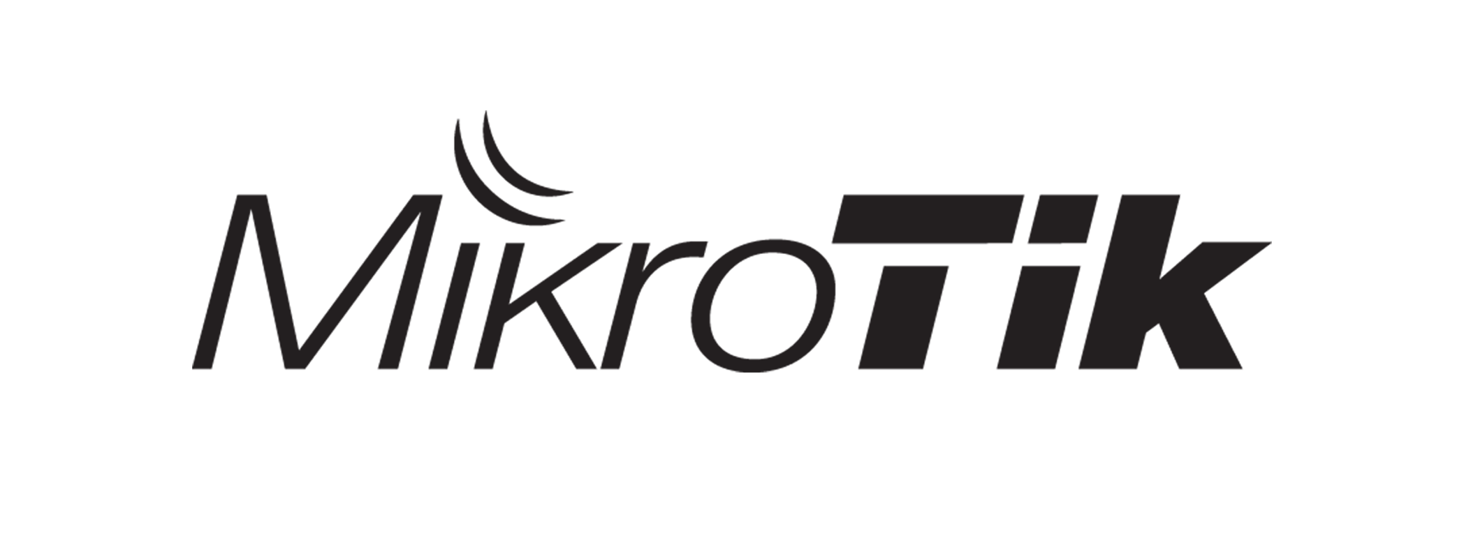 MikroTik network ve güvenlik markası logosu